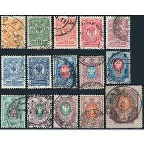 Девятнадцатый выпуск почтовых марок, 1908 г.