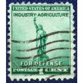 1 цент, Статуя Свободы, США, 1940 г.