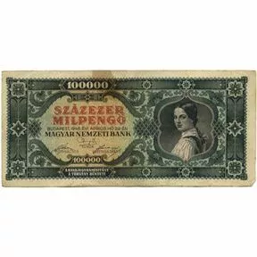 Бона Венгрия 100000 пенго 1946 год