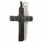 Крест четырехконечный с прямоугольными лопастями, медный сплав, литье, ХVII-ХIХ вв.