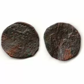 Монета Медный пул, Золотая Орда, 14 век.