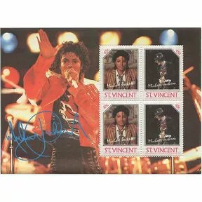 Почтовые марки. Майкл Джексон.