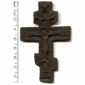 Старинный крест Распятие Христово, Россия, 18-19 в.