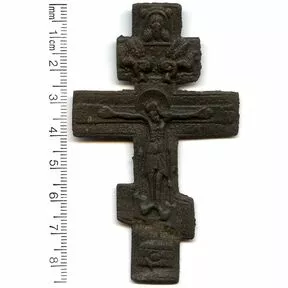 Старинный крест Распятие Христово, 18-19 в.