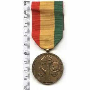 Заир. Медаль В память 20-летия Народной революции